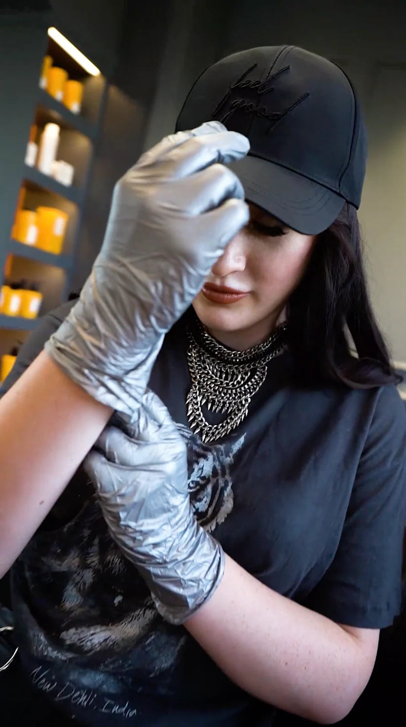 NITRILE GLOVES - LIQUID METAL - MEDIUM