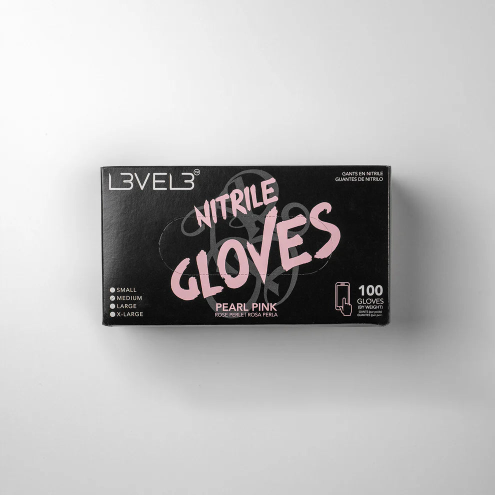 NITRILE GLOVES - PINK - SMALL