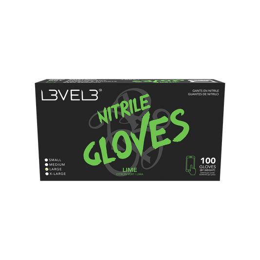 NITRILE GLOVES LIME LARGE 100CT